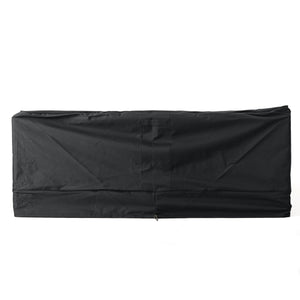 English Elm Christopher Knight Home® - SHIELD Chat Set Cover Waterproof Polyester Fabric, Handcrafted 19x8.5x6.38 Protective Outdoor Slipcover Grey 60003.00GRY