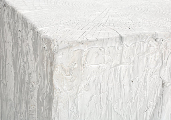 English Elm Accent Table Square Magnesium Oxide Wood Grain Modern Indoor Outdoor Side Piece B2710P461673