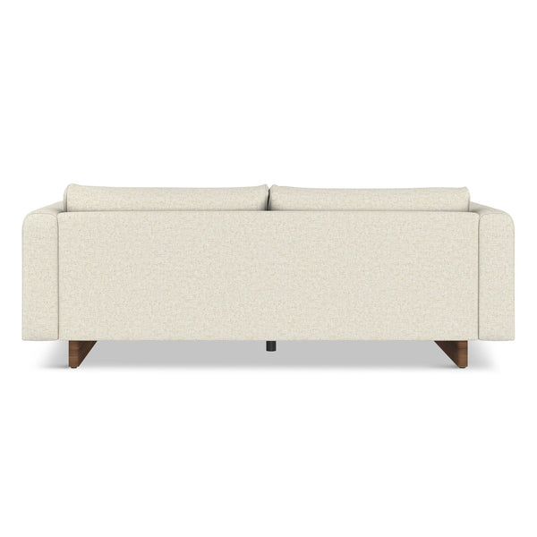 English Elm Jones 84 inch Sofa — Eco-Friendly Woven Upholstery, High-Density Foam, Durable Solid Wood Frame Ivory B136P364296