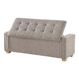 OSP Home Furnishings Bethwin Storage Bench Fog