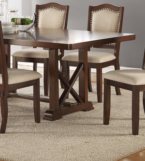 English Elm Classic 60" Dining Table with 18" Butterfly Leaf — Elegant Veneer Finish, Sturdy Rubberwood Base, 30"H Cherry 29 L x 30 W x 10 H B011S01790