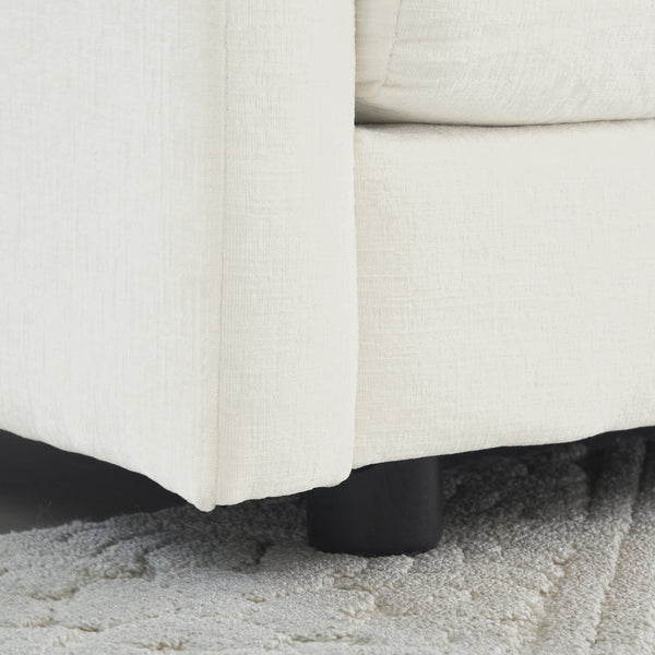 English Elm Accent Armchair Set of Two Chenille Upholstered with Toss Pillow Solid Wood Frame W714S00546