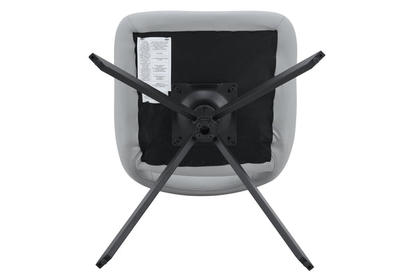 English Elm Dining Chairs Set Of 2 - Stylish Swivel Kitchen Chairs With High Back, Gold-Mesh Leather & Comfort W3493P347180