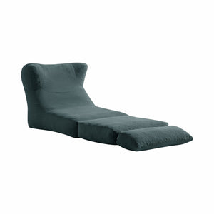 English Elm Cloud Corduroy Sleeper Chair Foldable High Density Foam Seat for Small Space Living Grey W1765P448641