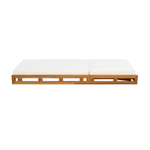 English Elm Christopher Knight Home® - Lounge Chaise Set - Elegant Acacia Wood With Plush 4" Water-Resistant Cushions For Ultimate Comfort N770P272405T_65429.00CUSH