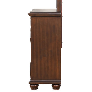 English Elm Lyon 11-Drawer Dresser with Rich Wood Veneer and Gold Accents, Fully Assembled for Instant Style Cherry 22 L x 42 W x 70 H B078P301577