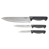 Hampton Forge Emmet 3-Piece Cutlery Set: Sharp, Rust-Resistant Blades & Ergonomic Handle