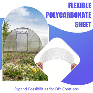 English Elm 6 Twin Wall Polycarbonate Greenhouse Panels Uv Blocking Thermal Insulated Roofing W3213P458686