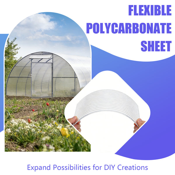 English Elm 6 Twin Wall Polycarbonate Greenhouse Panels Uv Blocking Thermal Insulated Roofing W3213P458686