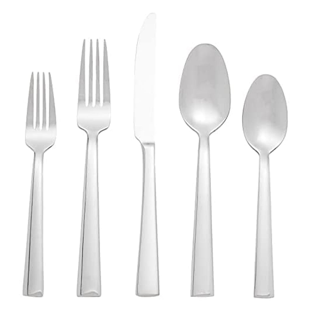 Lenox Oneida Madison Avenue 20 Piece Everyday Flatware Set, Service for 4 Metallic, STAINLESS METAL H019020BL20