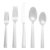 Lenox Oneida Madison Avenue 20 Piece Everyday Flatware Set, Service for 4 Metallic, STAINLESS METAL H019020BL20