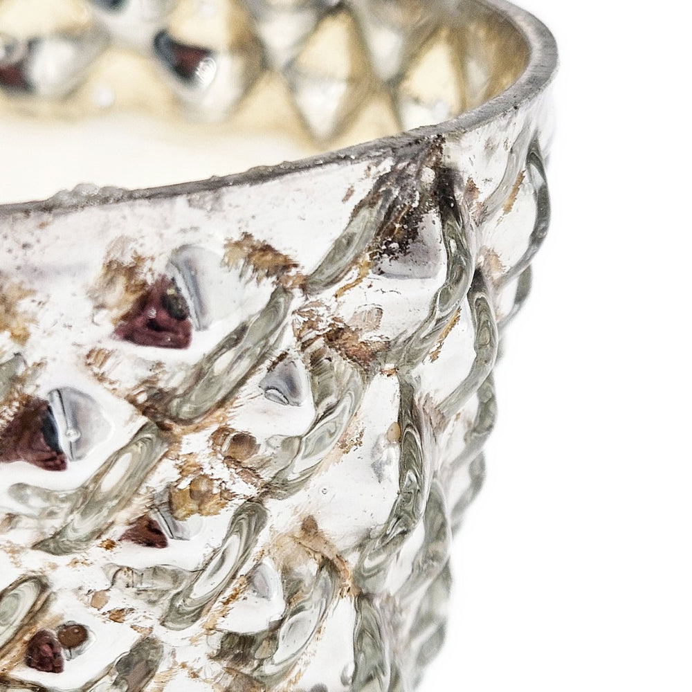 English Elm S/4 Luxurious Earl Grey Scented Soy Wax Candle In Antique Silver Holder – Perfect Home Décor Gift! W2078P242123-GIGA