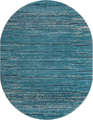 Unique Loom Oasis Calm Machine Made Abstract Rug Blue, Navy Blue/Ivory 8' 0" x 10' 0"