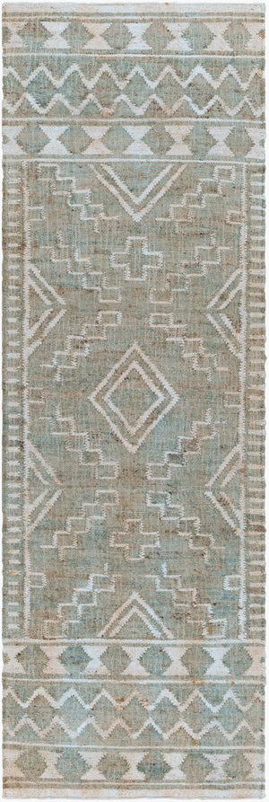 Surya Cadence 2' X 3' Handmade Jute Rug - Global Style, Durable No-pile Design, Easy Maintenance, India-made Dusty Sage Jute Cec2302-268