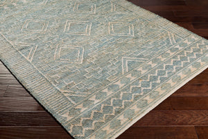Surya Cadence 2' X 3' Handmade Jute Rug - Global Style, Durable No-pile Design, Easy Maintenance, India-made Dusty Sage Jute Cec2302-23