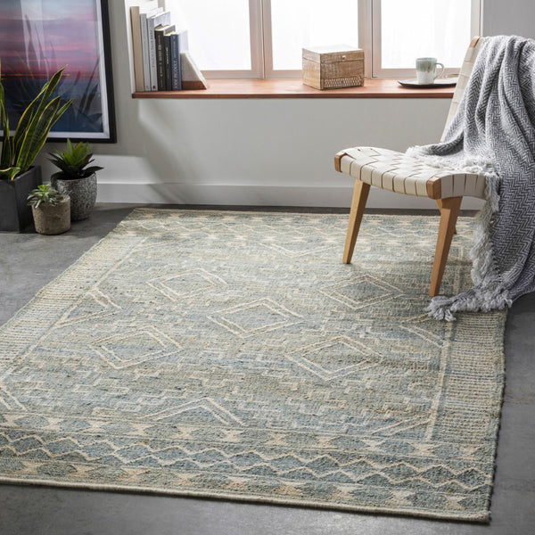 Surya Cadence 2' X 3' Handmade Jute Rug - Global Style, Durable No-pile Design, Easy Maintenance, India-made Dusty Sage Jute Cec2302-268