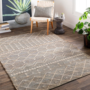 Surya Cadence 2' X 3' Handmade Jute Rug - Global Style, Durable No-pile Design, Easy Maintenance, India-made Brown Jute Cec2304-268