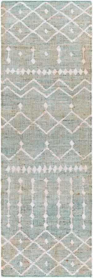 Surya Cadence 2' X 3' Handmade Jute Rug - Global Style, Durable No-pile Design, Easy Maintenance, India-made Dusty Sage Jute Cec2305-268