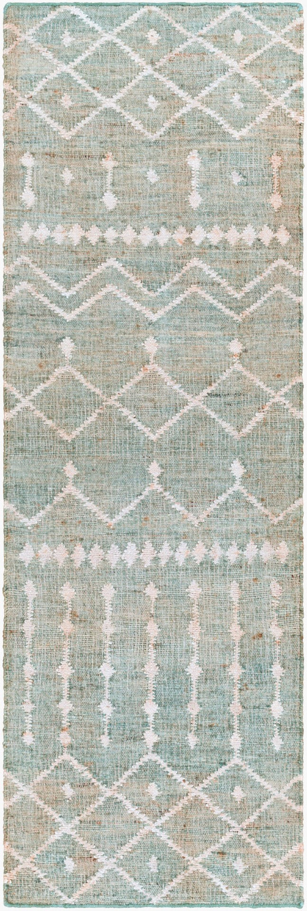Surya Cadence 2' X 3' Handmade Jute Rug - Global Style, Durable No-pile Design, Easy Maintenance, India-made Dusty Sage Jute Cec2305-268
