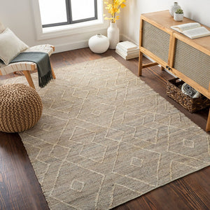 Livabliss Cadence Handwoven Jute Flatweave Area Rug Artisan Crafted for Living and Dining Rooms CEC2307-1014