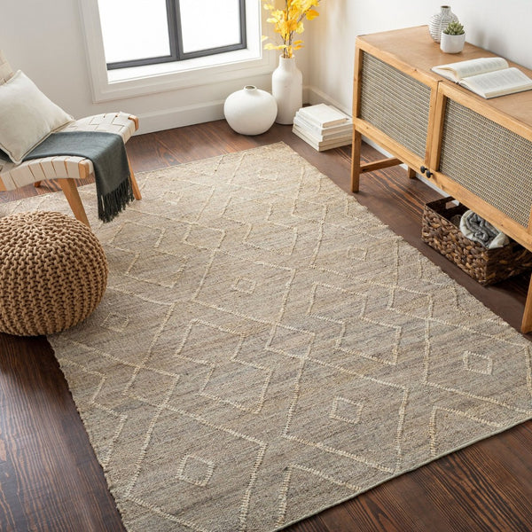 Livabliss Cadence Handwoven Jute Flatweave Area Rug Artisan Crafted for Living and Dining Rooms CEC2307-1014