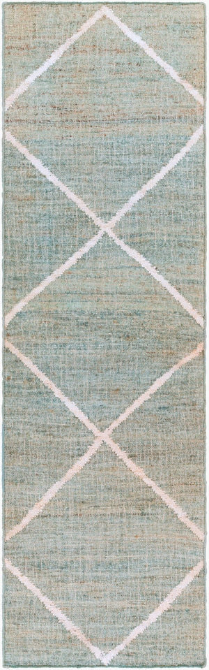 Surya Cadence 2' X 3' Handmade Jute Rug - Global Style, Durable No-pile Design, Easy Maintenance, India-made Dusty Sage Jute Cec2309-268