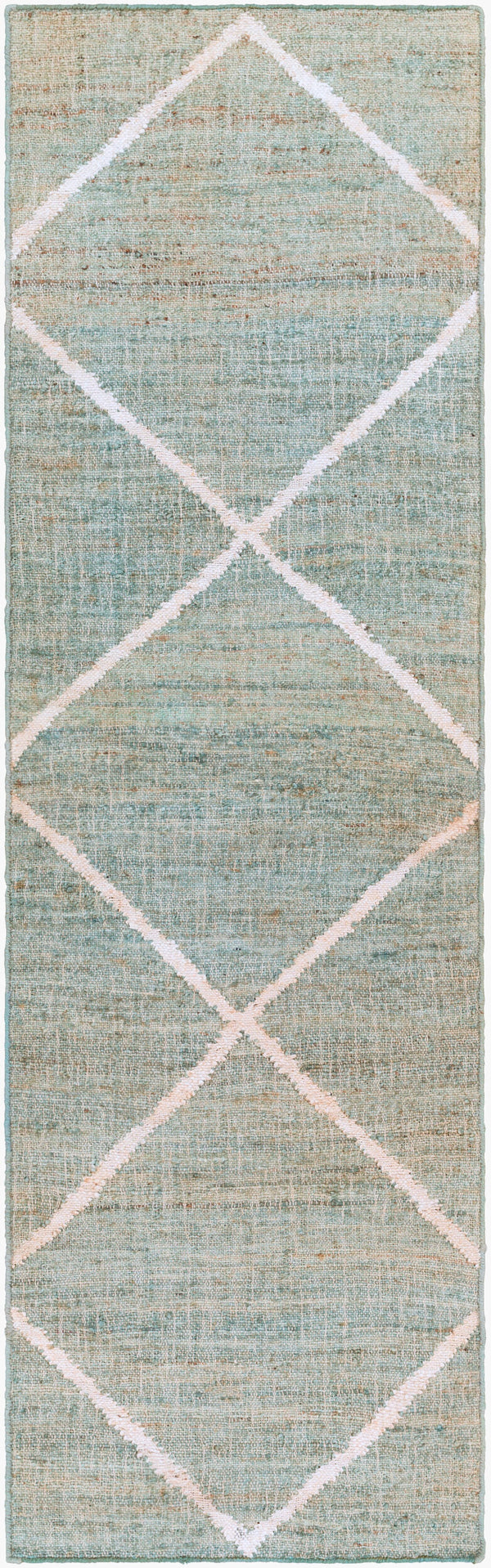 Surya Cadence 2' X 3' Handmade Jute Rug - Global Style, Durable No-pile Design, Easy Maintenance, India-made Dusty Sage Jute Cec2309-268
