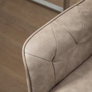 English Elm Vinsetto Stylish Microfiber Home Office Chair With Adjustable Height, Padded Armrests, And Swivel Wheels W2225P217956-GIGA