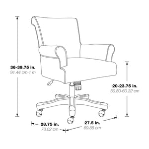 OSP Home Furnishings Megan Office Chair Olive