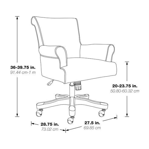 OSP Home Furnishings Megan Office Chair Olive