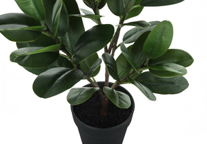 English Elm Artificial Garcinia Tree - 28" Tall Faux Plant With Real-Touch Leaves In Sleek Black Pot For Home Decor B2710P220018
