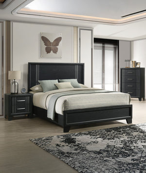 English Elm 1pc Contemporary Tall Chest with Faux Marble Top and Four Drawers for Elegant Bedroom Storage Charcoal 19.49 L x 34.25 W x 47.24 H B2741P330827