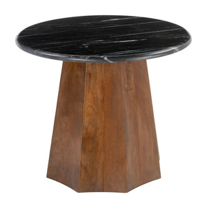 Aipe Accent Table Black & Brown 110250 Zuo Modern