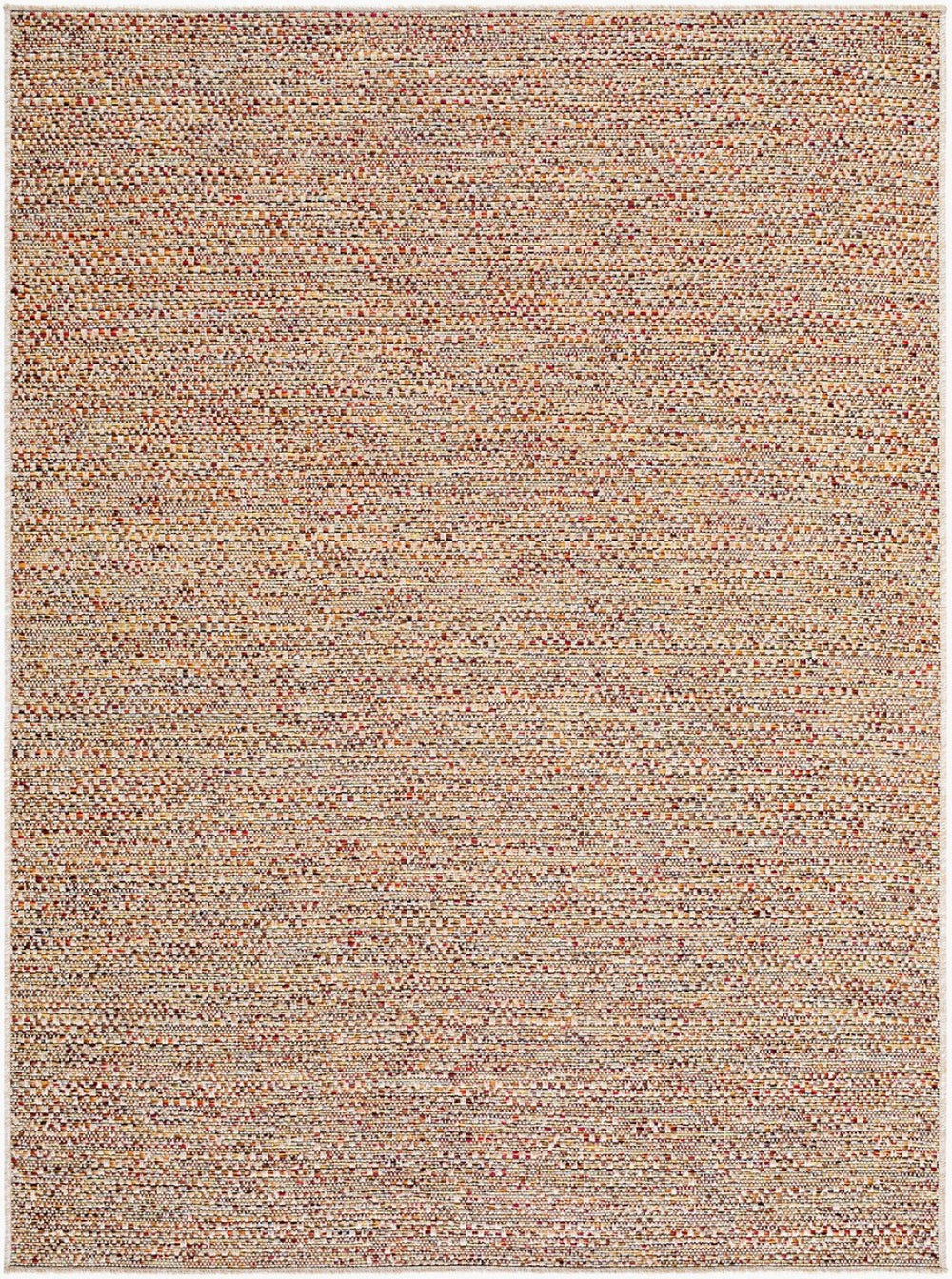Livabliss Crete Farmhouse Polypropylene Area Rug Machine Woven for Indoor Outdoor Living Spaces Beige, Terracot 6'3" x 9' CEE2302-679