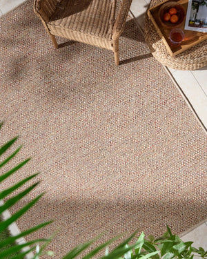 Livabliss Crete Farmhouse Polypropylene Area Rug Machine Woven for Indoor Outdoor Living Spaces Beige, Terracot 6'3" x 9' CEE2302-679
