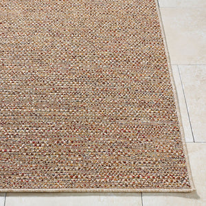 Livabliss Crete Farmhouse Polypropylene Area Rug Machine Woven for Indoor Outdoor Living Spaces Beige, Terracot 6'3" x 9' CEE2302-679