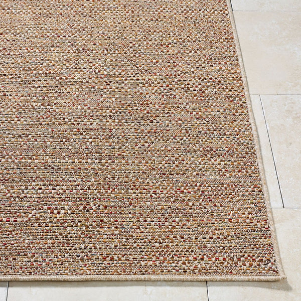Livabliss Crete Farmhouse Polypropylene Area Rug Machine Woven for Indoor Outdoor Living Spaces Beige, Terracot 6'3" x 9' CEE2302-679