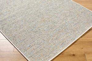 Livabliss Crete Farmhouse Polypropylene Area Rug No Shed Weave for Indoor Outdoor Living Spaces Ivory, Sandston 7'6" x 10' CEE2303-71010