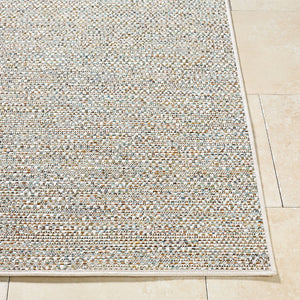 Livabliss Crete Farmhouse Polypropylene Area Rug No Shed Weave for Indoor Outdoor Living Spaces Ivory, Sandston 7'6" x 10' CEE2303-71010