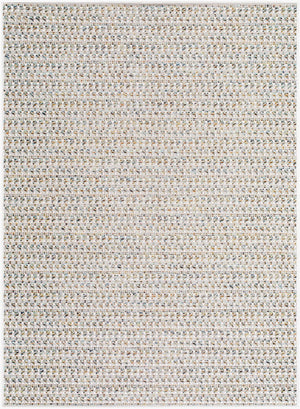 Livabliss Crete Flatweave Polypropylene Area Rug Farmhouse Cottage Style for Patio or Living Room Ivory, Sand 5' x 7' CEE2304-537