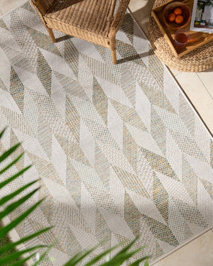Livabliss Crete Flatweave Polypropylene Area Rug Farmhouse Cottage Style for High Traffic Spaces Ivory, Sandston 6'3" x 9' CEE2307-679