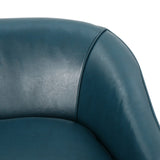 Christopher Knight Home® - Noble House - Justine Teal Leather Loveseat