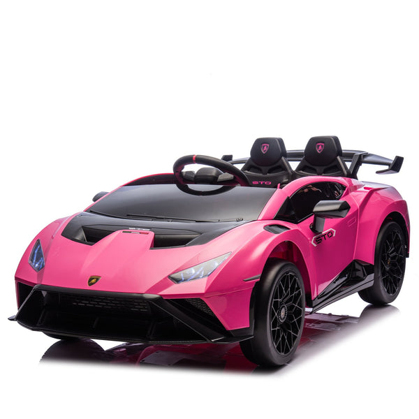 English Elm Lamborghini Huracan Sto 24v Kids Ride on Drift Car with Led Lights and Remote W1578P210770