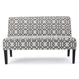 English Elm Christopher Knight Home® - Loveseat - Stylish Grey Fabric Sofa With Geometric Design, Birch Frame, Perfect For Modern Spaces 57659.00GGMT