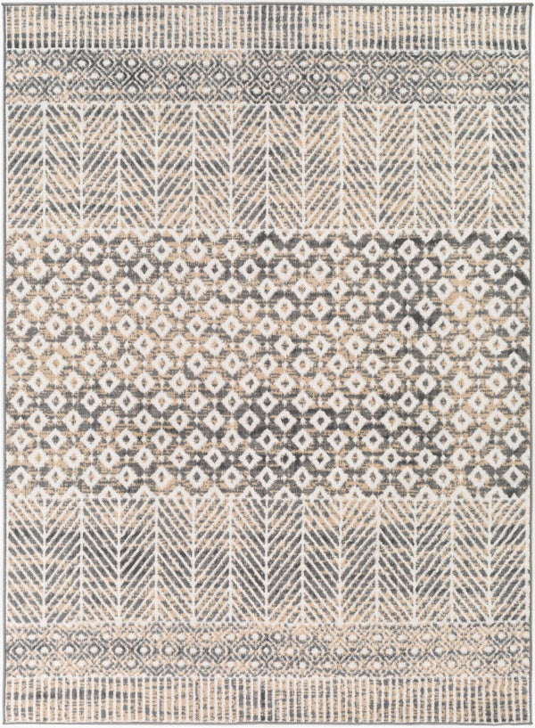 Livabliss Cesar Global Motif Polypropylene Area Rug for Bohemian and Transitional Living Spaces CEG2333-537