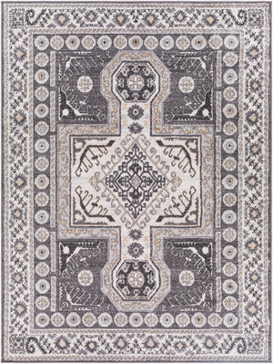 Livabliss Cesar Traditional Motif Polypropylene Area Rug Medium Pile for Living and Dining Rooms CEG2345-679