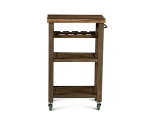 English Elm Steve Silver - Belden - Kitchen Cart - Gray