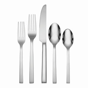 Lenox Oneida Chef's Table 20 Piece Everyday Flatware Set, Service for 4 Metallic, STAINLESS METAL H016020A