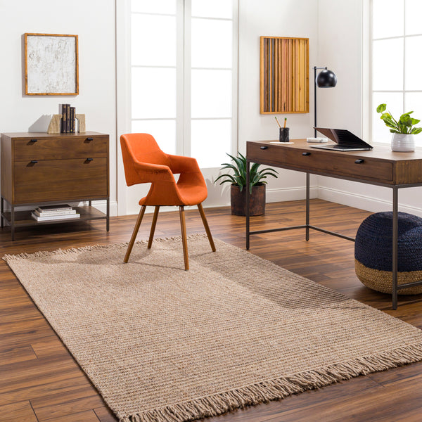 Cecelia CEI-2302 9' x 12' Handmade Rug CEI2302-912  Dark Brown, Navy, Light Gray, Light Brown Surya