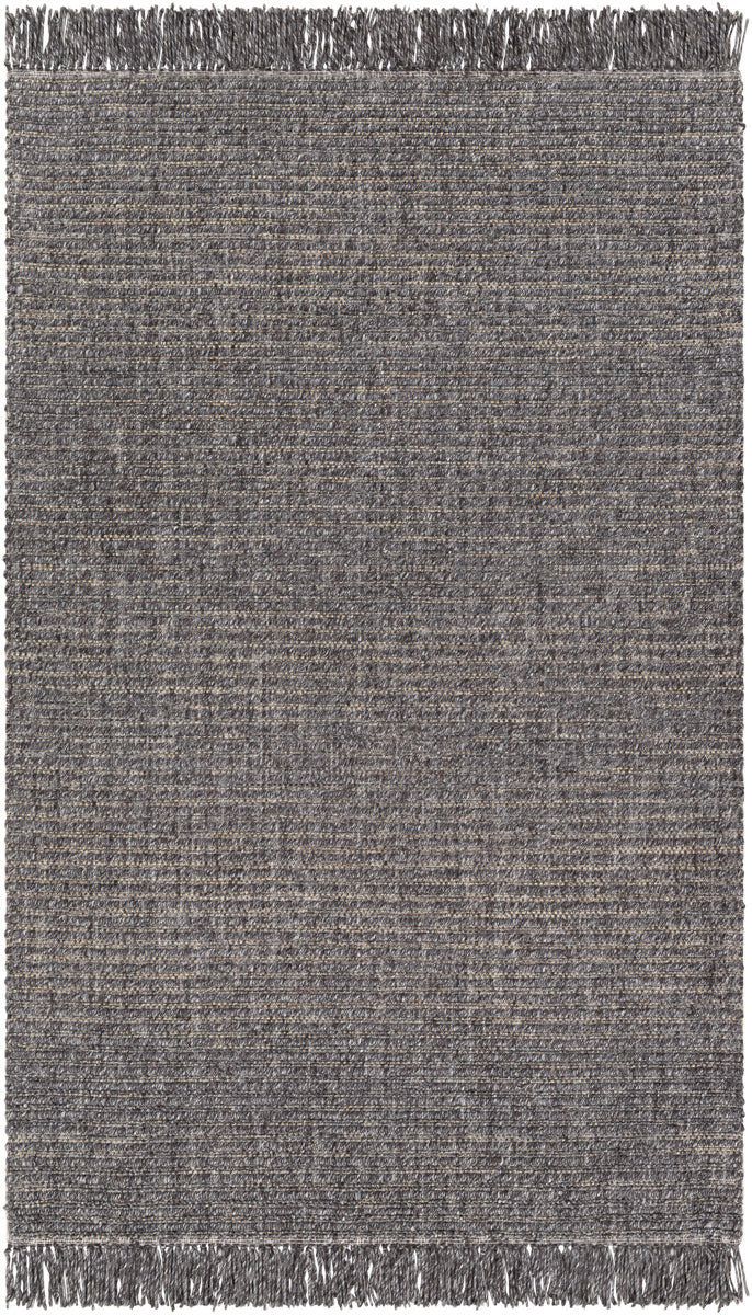 Cecelia CEI-2303 9' x 12' Handmade Rug CEI2303-912  Black, Light Gray, Yellow, Light Slate Surya